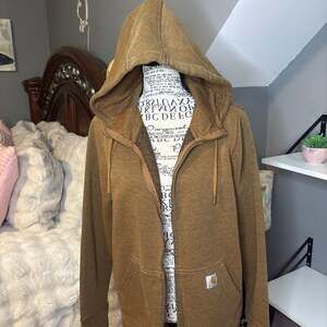 Carhartt Women's Full-Zip Hoodie, Carhartt Brown, Size M 2019